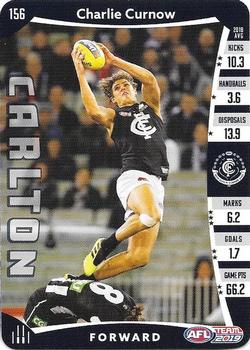 2019 AFL TeamCoach #156 Charlie Curnow Front